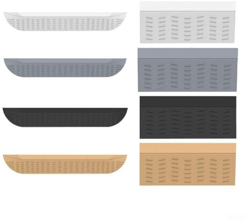 Multi-Modul-Schwellenstreifen für Kehrroboter, 1 Stück, Schrägstangen-Befestigung (gelb - 20 cm)