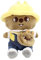 Generisch Sk-Zoo Plüschpuppe mit Sonnenhut und Kleiner Umhängetasche skz 'Kindergarten Series' Kuscheltier 15 * 20 cm Wolf Chan Han Quokka Bbokari Kuscheltier (Han Quokka)