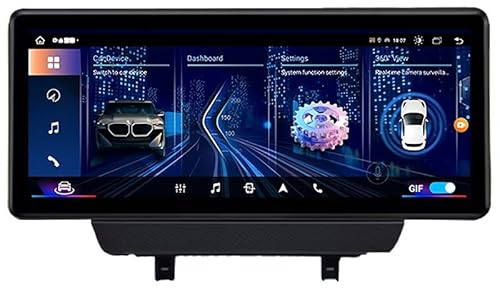 LINGLW Android 14 Doppel Din Autoradio Passt 12.3 Zoll-Touchscreen für Mazda 2 Mazda2 CX-3 CX3 2014-2020 mit WLAN Carplay/Android Auto GPS-Navigation und Bluetooth,N2 12.3 4 Core WiFi 2g+32g