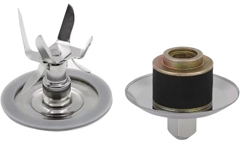 Qklyxr Cuchillas for licuadoras y exprimidores Oster, Cuchilla con Eje Cuadrado y Casquillo de accionamiento Cuchilla de licuadora