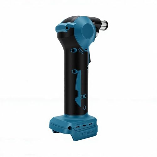 Yechiry Cordless Palm Nailer, Brushless Motor with Magnetic Head and LED Light, 0 45 90 Adjustable for Framing Joist Hangers and Tight Spaces, Compatible with 18V Battery