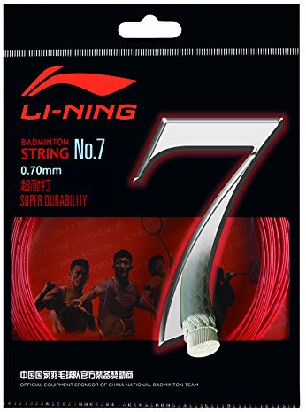 LI-NING Badminton Schläger-Saite No. 7 rot