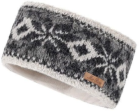 McRon Herren Gefüttertes Stirnband Modell Jack (Naturhellgrau)