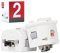 GIRIAITUS Wii Motion Plus Adaptador - Controlador de Sensor de conexión Wii Motion Plus (Blanco 2 Unidad)