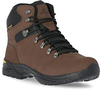 Trespass Lochlyn, Stivali da Escursionismo Alti Uomo, Marrone (Dark Brown Dark Brown), 40 EU
