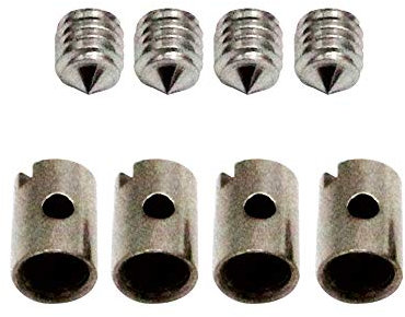 8Pcs Solderless Cable Nipples 5mm Throttle Choke for Motorcycle Scooter Quad Mower