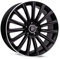 Keskin KT18 8.5JX19 5/112 ET30 72.6 MATT BLACK LIP POLISH Alufelge