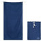 Dock & Bay Badetuch - Für Zuhause - Schnell trocknend, super saugfähig - Inklusive Tasche - Classic - Nautical Navy, Large (160x70cm, 63x28)