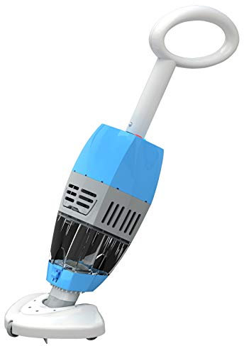 Orca 020 H - Robot Aspirateur sur Batterie - Idéal pour Piscine Et Spa Gonflable- sans Fil - Fourni avec Poignée Ergonomique et Manche Télescopique - Tamis Filtrant