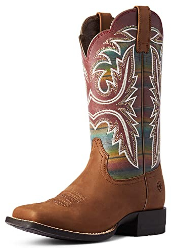 ARIAT Lonestar Western Boot, Stivali Donna, Abbronzatura Cresta/Vecchio Serape silenziato, 40 EU
