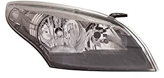 Repiauto Phare avant droit H7/H7 chromé compatible avec Renault Megane 3 phase 2 2012-2014