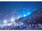 Aoihrraan 3x2m Weihnachtsdorf Hintergrund Schneit Wald Winter Nachtansicht Märchenstadt Fotografie Hintergrund Silvester Weihnachten Familienfeier Kinder Erwachsene Porträt Fotostudio Requisiten