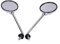 Rückspiegel Spiegel Set für Vespa LX Piaggio Liberty 2T 4T 50 125 150 Chrom