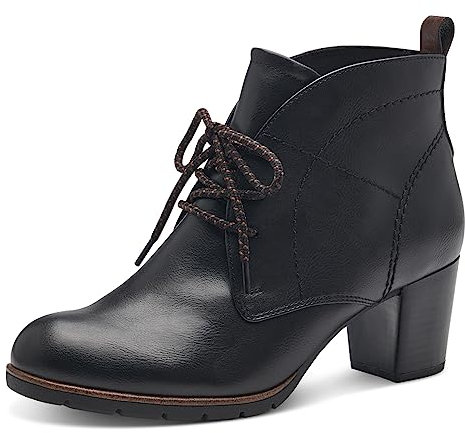 MARCO TOZZI Marco Tozzi Mujer 2-25109-41, Botines con cordones Mujer, Peine Negro, 37 EU