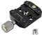 bowarepro Schnellwechselplatte Klemme Kompatibel mit Arca Swiss 50 mm, Universal Clamp Adapter QR-50 Quick Release Clamp Ersatz für Arca Swiss