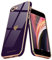 Teageo Coque Compatible avec iPhone 7/8/SE2020/2022 en TPU Galvanisé Or avec Motif Coeur d'amour Étui Antichoc pour Filles Femmes Housse de Protection pour iPhone 7/8/SE2020/2022 (Violet foncé)