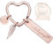 LOViLEE Schutzengel Roségold – Schlüsselanhänger Glücksbringer inkl. Geschenkbeutel – Schutzengel Geschenk Freundin Geburtstag, Führerschein bestanden Geschenk, Schutzengel Auto