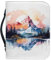 Kuiaobaty Buchhüllen mit Aquarell-Motiv für Notizbücher, weiß, mit Reißverschluss, staubdicht, Buchhülle, 30,5 x 22,9 x 6,1 cm