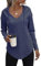 Cuptacc Felpa Donna Maglietta Maniche Lunghe Maglia Autunno Gym Felpa con Cappuccio Sexy Blu Navy,S 36