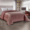 Il Gruppone Passione Casa Trapunta Matrimoniale Velluto Piumone Invernale 625 Gr/Mq Piumino Caldo Due Piazze Inverno Coperta Duck Friendly (Rosa Antico)