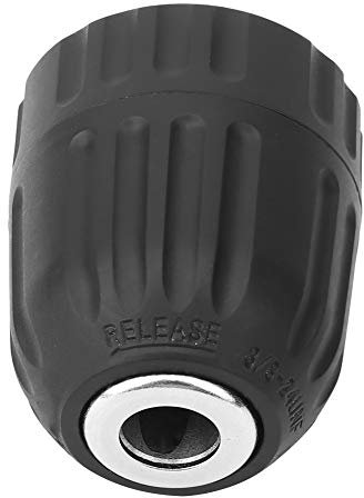 Portabrocas 3/8-24UNF Portabrocas Autoajustable de 0,8 a 10 Mm Adaptador de Portabrocas Portabrocas Resistente Al Agua para Torno y Taladro Eléctrico