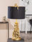 GILDE Tischleuchte Affenbande Gold/schwarz H66cm B30,5cm