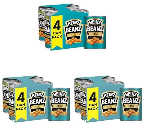 Heinz Baked Beanz, 415 g (Pack of 12)