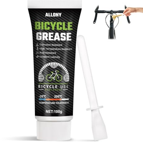 ALLONY 100g Carbon Paste Fahrrad, Montagepaste, Montagepaste Fahrrad, Carbon Gripper, Anti-Friktions-Montagepaste für Carbon-Komponenten, Bike Grease, Perfekt für Sattelstütze und Vorbau