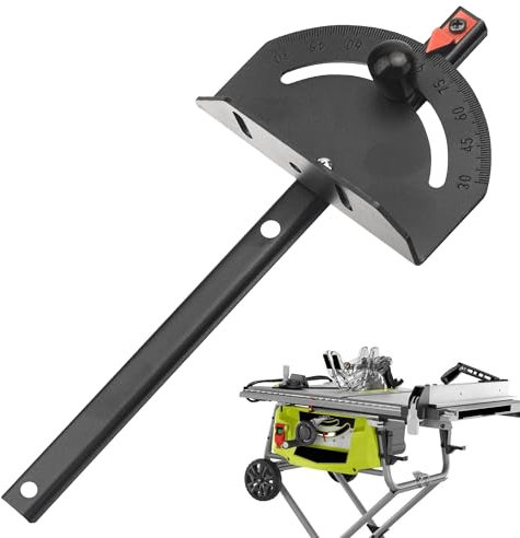 FancyTark Gehrungslehre für Ryobi RTS23, RTS12 15A 25,4 cm Kompakte Tischsäge - Präzise Gehrungsschnitte - Stabil & Langlebig