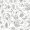 CiCiwind Peel and Stick Wallpaper White Gray Floral Wallpaper 44CM×3M Waterproof Self Adhesive Wallpaper Flower Leaf Butterfly Stick on Wallpaper Removable Sticky Back Plastic Wall Cabinets Vinyl Wrap