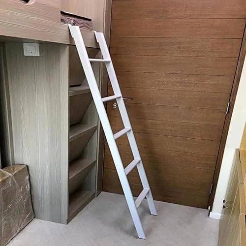 QLXYYFC Floor-Standing Bunk Bed Ladder, Loft Bedroom Bed Side Climb Ladder, 150cm/59in Long Replaceable Loft Ladder
