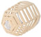 MOLUCKFU Miniatur Lampenschirm Rattan Dekorativer Woven Lampshade Für Pendelleuchten Kleine Lichterkette Abdeckung Für Stimmungsvolle Beleuchtung