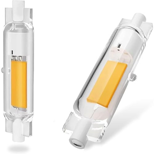 ZJZG R7S LED 78mm 20W, R7S LED 78mm Dimmbar Ersatz für 200W Halogen Leuchtmittel, Warmweiß 3000K 2000LM, Kein Flackern, 360°Abstrahlwinkel, 2er Pack