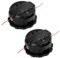 JOJOCY DWO1DT995 Tête de rechange pour débroussailleuse sans fil Dewalt DCST920 DCST922 DCST970 DCST990 DCST925, bobine de fil de 6 m et 2 mm (2 bobines)