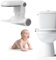 kindersicherung Toilettenschloss - Toilette-Sitzschloss für baby sicherheit, Kindersicheres Toilettensitz schloss im Badezimmer, Babysichere Toilette-Deckelschloss Passend für Die Meisten WC
