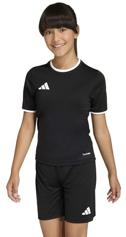 adidas Unisex Kinder Entrada26 Jersey Kids Shirt, Black/White, 9-10 Years