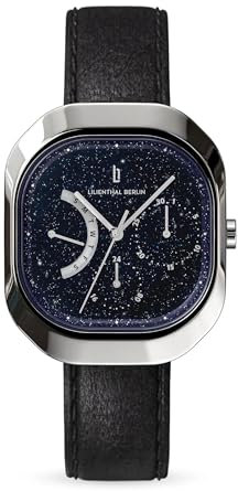 Lilian Thal Berlin Damen-Armbanduhr, Silber/Silber, Blau, 10 Stück