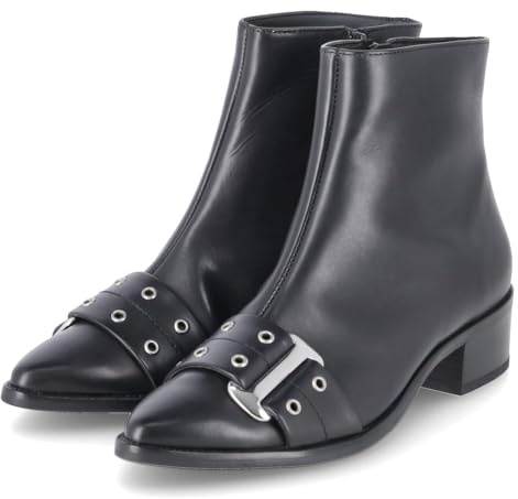 Paul Green 8227-00 Schlupfstiefel Glattleder Damen in schwarz