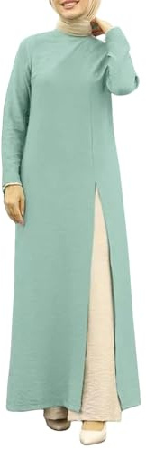 Abaya Damen Kleid Gebetskleidung Für Frauen Ramadan Burka Lang Maxi Kleider Hijab Prayer Dress Muslim Gebetskleid Elegant Arabische Islamische Muslimische