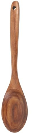 Grosse Cuillère Bois de Cuisson Antiadhésive à Long Manche | Grosse Cuillere de Service, Cuillère Bois la Cuisine Grosse, Lourde et Ergonomique