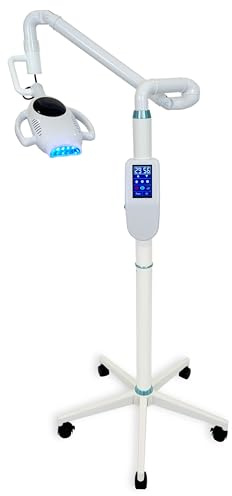 Zahnbleaching LED-Lampe 60 Watt – Professionelle Bleaching Lampe mit Blau, Rot & Violett Licht – Teeth Whitening Gerät für Studio & Zuhause – Zahnaufhellung Lampe 60W