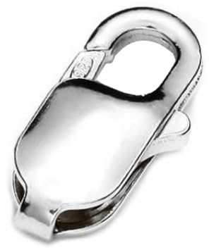 My-Bead Kettenverschluss 925 Silber 16mm (20mm) großer Karabinerverschluss Ketten Armbänder Colliers Ersatz & Reparatur DIY Schmuckverschluss (1 Stück)