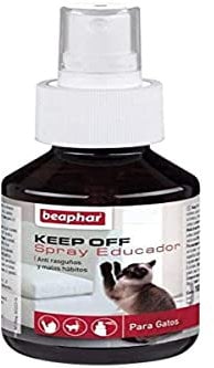 Beaphar Keep Off - Spray Educador Gatos - Anti-arañazos - Frena los Malos hábitos - Protege sofás y mobiliario - Eficacia Repelente Inmediata - 100ml