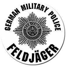 Feldjäger German Military Police BW Militärpolizei Aufkleber 7x7cm #26574