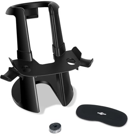 SARLAR VR-Ständer, Display-Halterung für Oculus Quest 2/Quest/Rift S/Ventil-Index-Headset und Touch-Controller-Zubehör