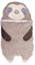UNUS Faultier Schlafsack für Kinder, Kuscheldecke für Mädchen und Jungen, Kinderschlafsack, klein, 120x75cm