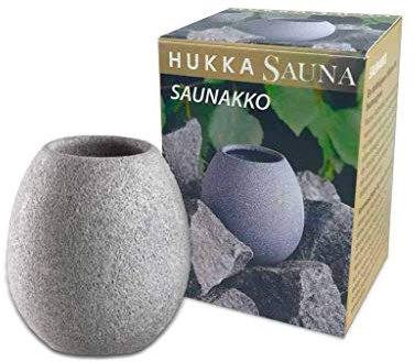 SudoreWell Saunakko Dufttasse - Sauna Aromaschale aus Speckstein/Das Original aus Finnland von Hukka Sauna