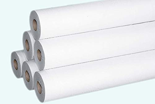 DSTOCK60 70 x 35 Drap d'examen lisse. Pack de 6 rouleaux