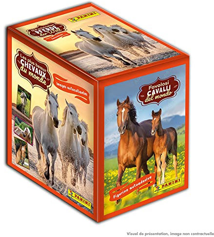 Panini 004626BOX36F Pferde 2023 Box mit 36 Taschen