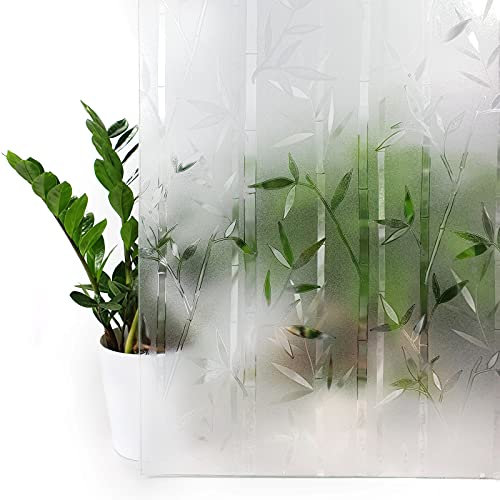 DecoMeister Lámina Adhesiva para Ventanas Vinilo Autoadhesivo Sin Pegamento para Cristales Película Estática para Cocina Papel Decorativo para Mampara Proteccion de Privacidad En Rollo 45 x 150 cm
